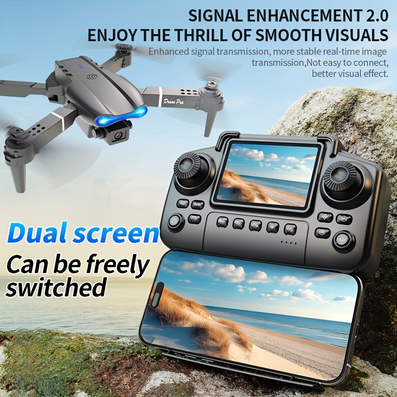E99 PRO MAX Foldable Drone wit - Drone Camera Professional recension och pris